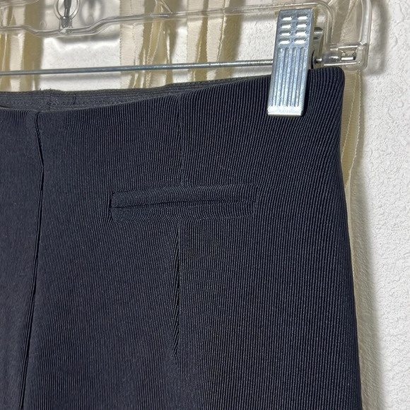Equestrian Designs Black Ribbed Pull on Straight Leg Pant Size P/XS - Picture 5 of 9